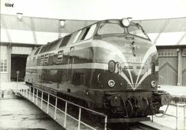 Locomotora diésel hidromecánica de la serie 340 - 001 a 032 de RENFE, ex nº 4001