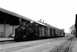 Locomotora de vapor nº 6 del Ferrocarril San Feliu de Guixol a Gerona (SFG), con rodaje 031 T y f...