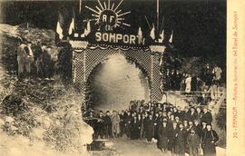 Túnel de Somport de la línea de Huesca a Francia por Canfranc