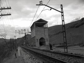 Estación de San Miguel de Dueñas. Vista instalaciones carga