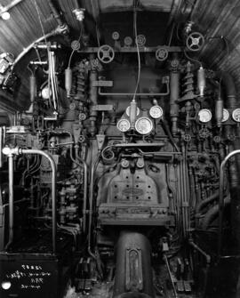 Prototipo 6110 de T1 de locomotora de vapor para Pennsylvania Railroad en 1942 por la fábica de B...
