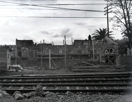 Subestación de Veriña (Gijón , Asturias), en la línea de León a Gijón