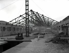 Talleres de Material Fijo de la estación de Valladolid - Campo Grande de la línea de Madrid a Irún