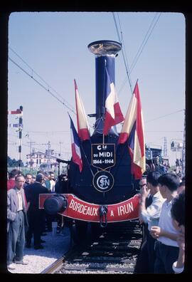 Celebración del primer Centenario del enlace ferroviario España - Francia a través de Irún - Hend...