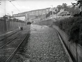 Estación de Bilbao - Abando de la línea de Castejón a Bilbao