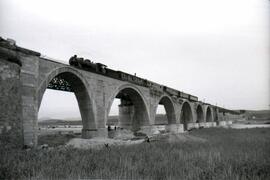 Sustitución del antiguo puente metálico de 11 tramos y 570,80 m sobre el río Guadiana, con vigas ...