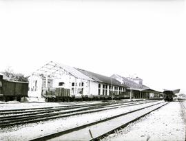 Estación de Monforte. Muelle de mercancías