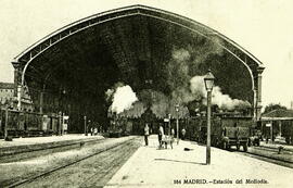 Vista general de la antigua estación del Mediodía de Madrid, que corresponde a la actual estación...