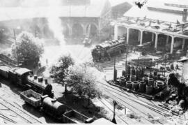 Depósito de la estación de Balmaseda del Ferrocarril de la Robla