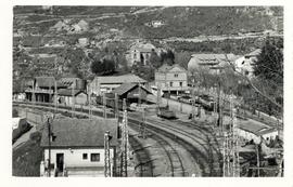 Vista panorámica de la estación de Cercedilla