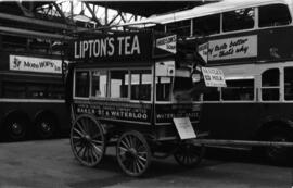 Ómnibus, carruaje de caballos en el Museo de Clapham