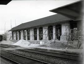 Estación de Monforte. Muelle de mercancías