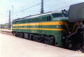 Locomotora de línea serie 316 - 015 - 7 (ex 1615) denominada "Marilyn", pintada en colo...