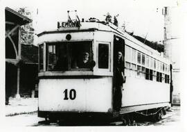 Coche motor del tranvía Bilbao - Durango y Arratia.