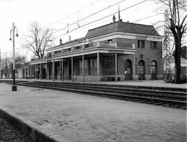 Estación de Pozuelo de la línea de Madrid a Irún