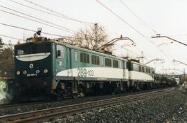 Locomotora 289-103 a su paso por Miranda de Ebro