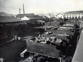 Talleres de la estación Valencia - Alameda de la línea de Calatayud a Valencia