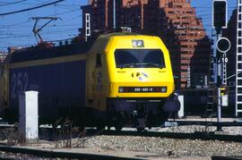 Locomotora eléctrica de la serie 252 de RENFE en Madrid - Chamartín