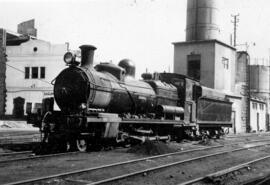 Locomotora de vapor nº 7 "Isabel" tipo Mastodonte con rodaje 240 del Ferrocarril minero...