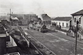 Depósito de locomotoras de vapor de la estación de Játiva