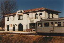 Estación de Horna - Villarcayo de la línea cerrada de Santander al Mediterráneo