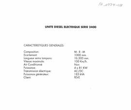 TÍTULO DEL ÁLBUM : [Fotografías en papel y fichas técnicas de unidades de tren diésel y eléctrica...