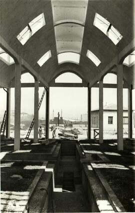 Estación de Santander. Depósito de locomotoras de Cajo. Línea de Venta de baños a Santander.