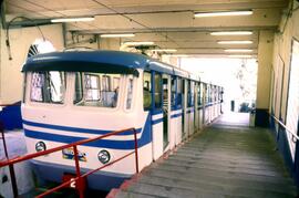 Perspectiva general del funicular del Tibidabo de Barcelona