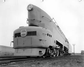 Prototipo 6110 de T1 de locomotora de vapor para Pennsylvania Railroad en 1942 por la fábica de B...