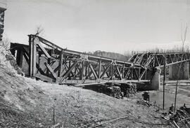 Reconstrucción del puente sobre el río Ter, lado Sant Jordi, en el p.k. 223,110 de la línea de Ba...