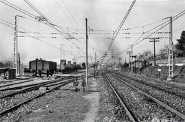 Salida estación de Montmeló de la línea de barcelona a Cerbère