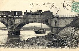 Puente Internacional, El Javelot, de la línea de Madrid a Irún o Madrid a Hendaya de la Compañía ...