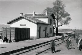 Estación de Huéneja - Dólar, situada en el municipio granadino de Huéneja, y que daba también ser...