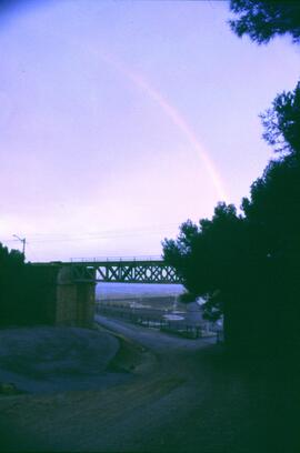 Puente metálico en Oropesa del Mar