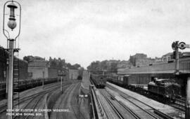 Vista del ensanche de Euston y Camden desde la garita de señales nº4.