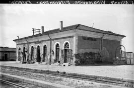 Estación de Villasequilla. Línea Madrid-Alicante