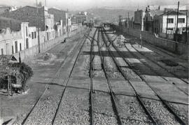 Estación de Badalona de la línea de Barcelona a Massanet-Massanas (vía Mataró)