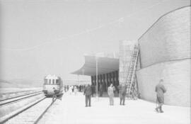 Visita de miembros de la Asociación de Amigos del Ferrocarril (AAF) a los enlaces ferroviarios de...