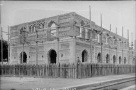 Obras de construcción de la nueva estación de Toledo en la línea Castillejo-Toledo