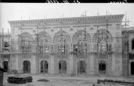 Obras de construcción de la nueva estación de Toledo, en la línea Castillejo-Toledo