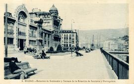 Estación de Bilbao - Concordia, también llamada estación de Santander en Bilbao