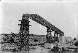 Viaducto metálico de Santa Ana de la línea de vía estrecha de Alicante a Villajoyosa y Denia de l...