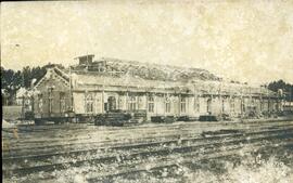 Depósito de máquinas de la estación de Gerona