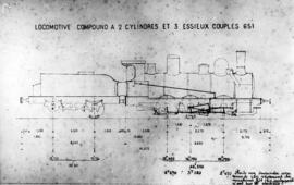 Gráficos de locomotoras de vapor / material rodante