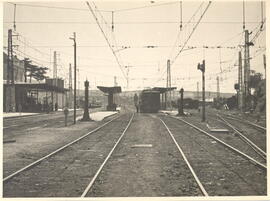 Vías de la estación de Villalba en Madrid