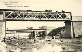 Puente del General Marina en Melilla del Ferrocarril de Vía Estrecha de Melilla a los Límites de ...