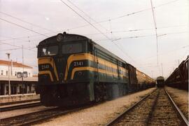 Locomotora diésel - eléctrica 321 - 041 - 6 de la serie 321 - 001 a 080 de RENFE, ex 2141 de la s...