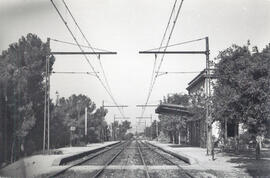 Estación de Vacarisas de la línea de Zaragoza a Barcelona por Lérida