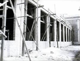 Obras de ampliación del depósito de máquinas de Cajo