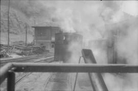 Zona de muelles de la estación de La Florida de los Ferrocarriles de Langreo (Gijón a Sama de Lan...